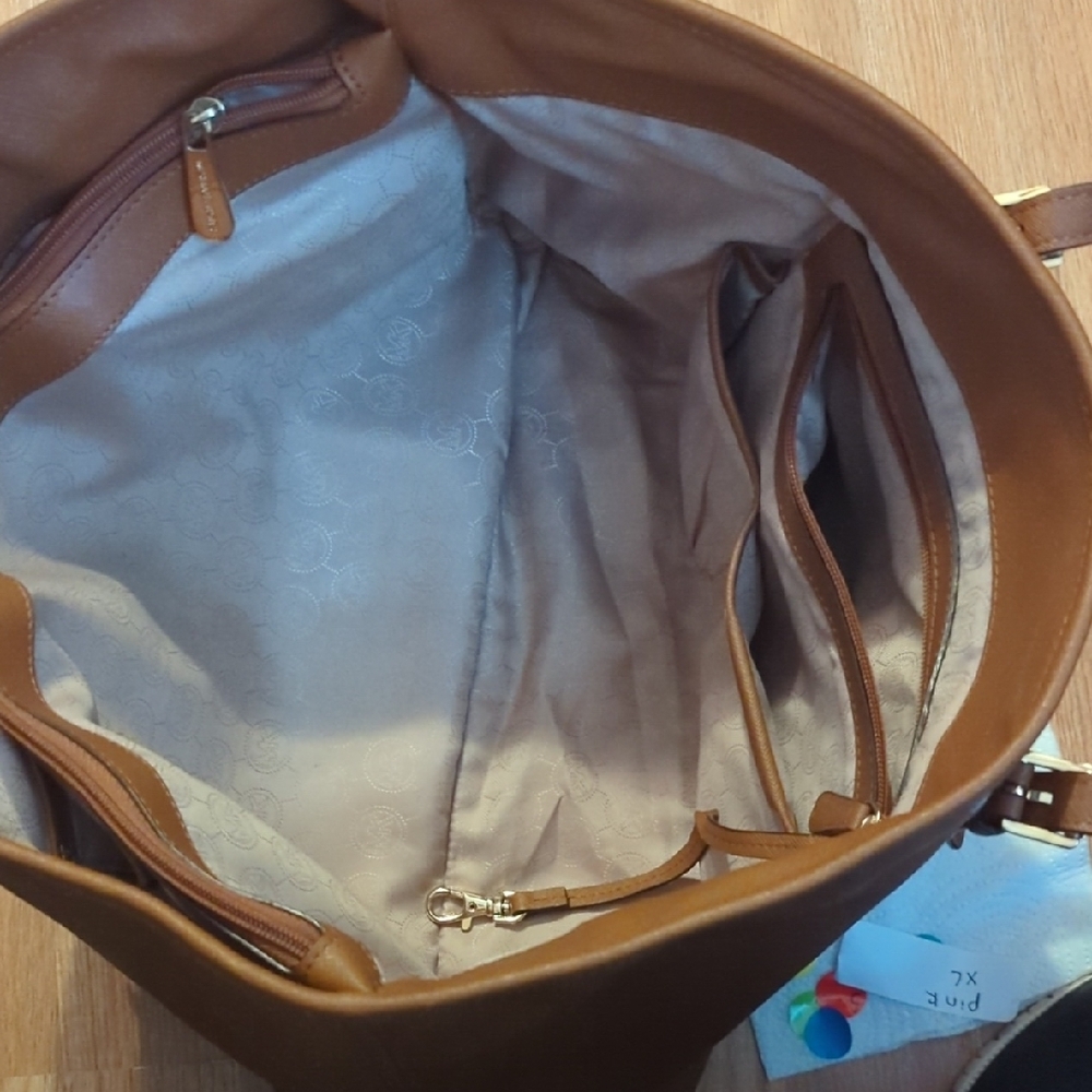 Michael Kors Tan Leather Tote - Picture 4 of 9